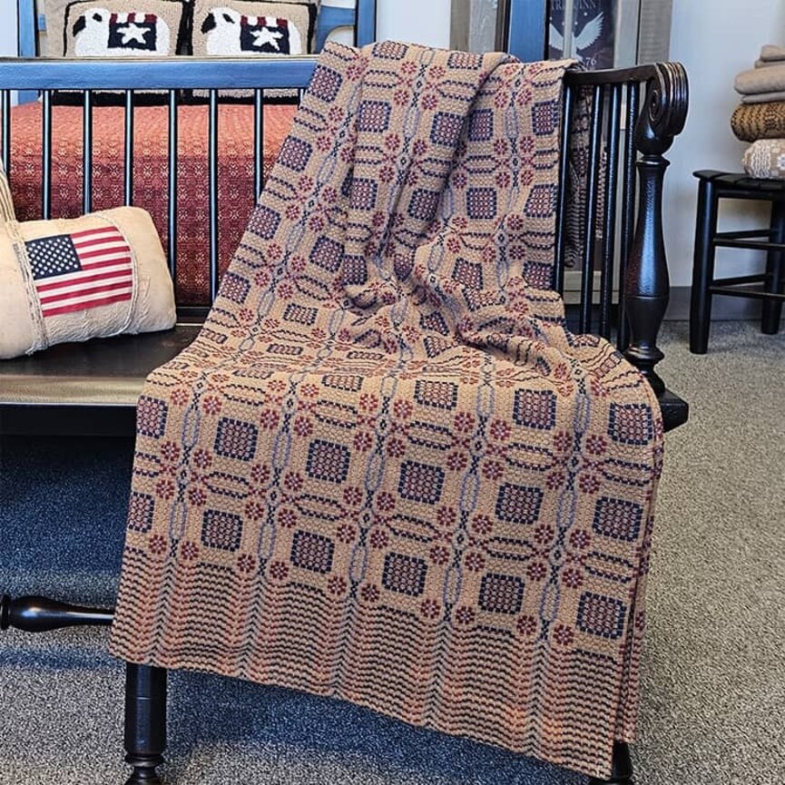 Four Roses Twill Blanket Throw - 52" x 84"