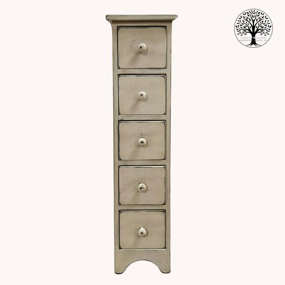 Five Drawer Candlestand - Various Colors
