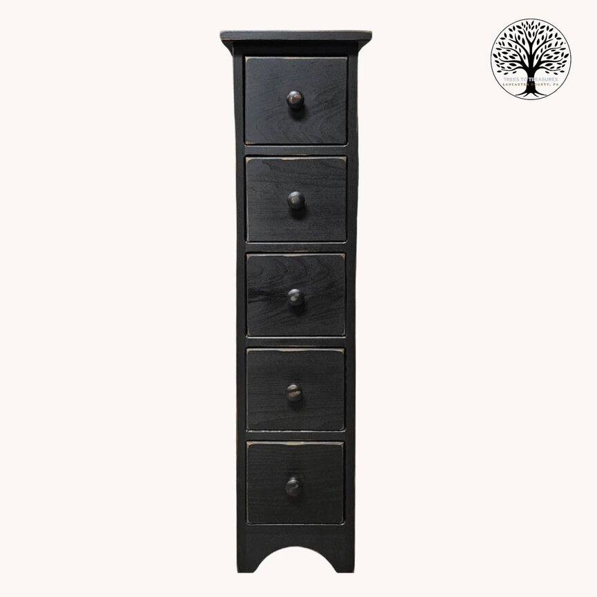 Five Drawer Candlestand - 39" x 8.5" x 9"