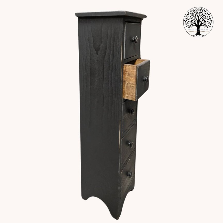Five Drawer Candlestand - 39" x 8.5" x 9"