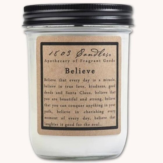 1803 Believe Candle