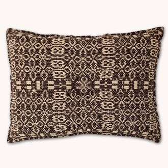 Wentworth Coverlet Pillow Chocolate Tan