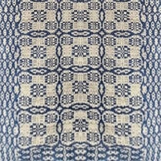 Saratoga Navy Tan Long Runner - 56"