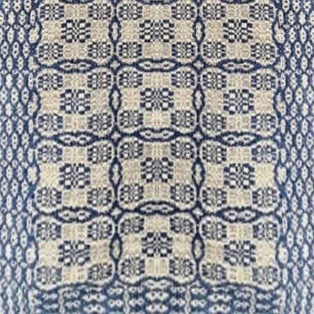 Saratoga Navy Tan Long Runner - 56"