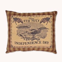Independence Day Applique Pillow - 7.5"
