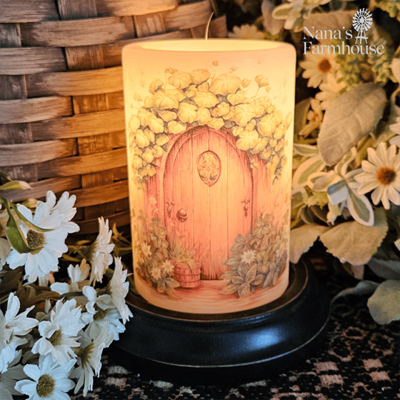 Irish Door Candle Sleeve - Vanilla