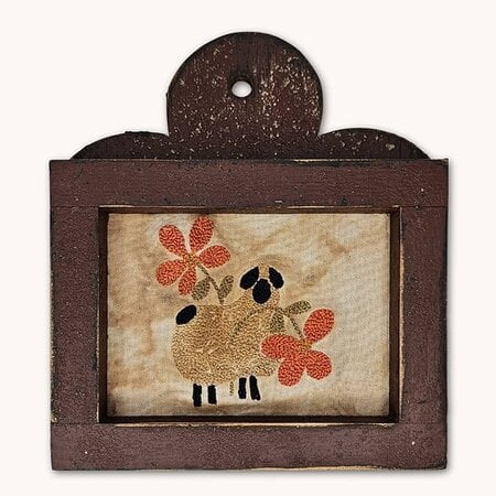 Sheep with Flowers Needle Punch