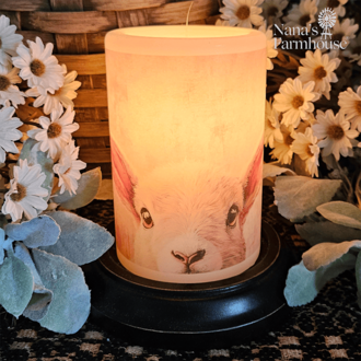 Shy Spring Lamb Candle Sleeve - Vanilla