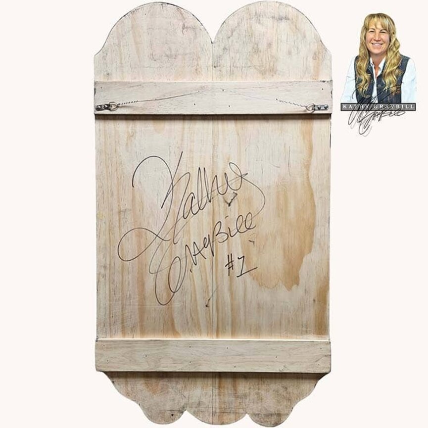 Kathy Graybill Hand Painted White Hare Inn Original Artwork Tavern Sign - 33" x 18.5"