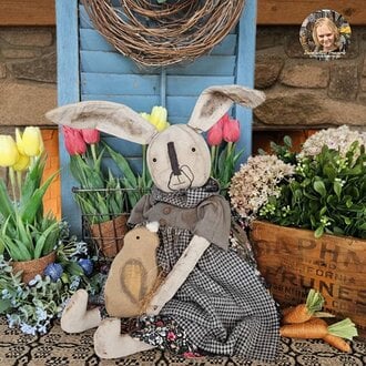 Shelf Sitter Rabbit Doll