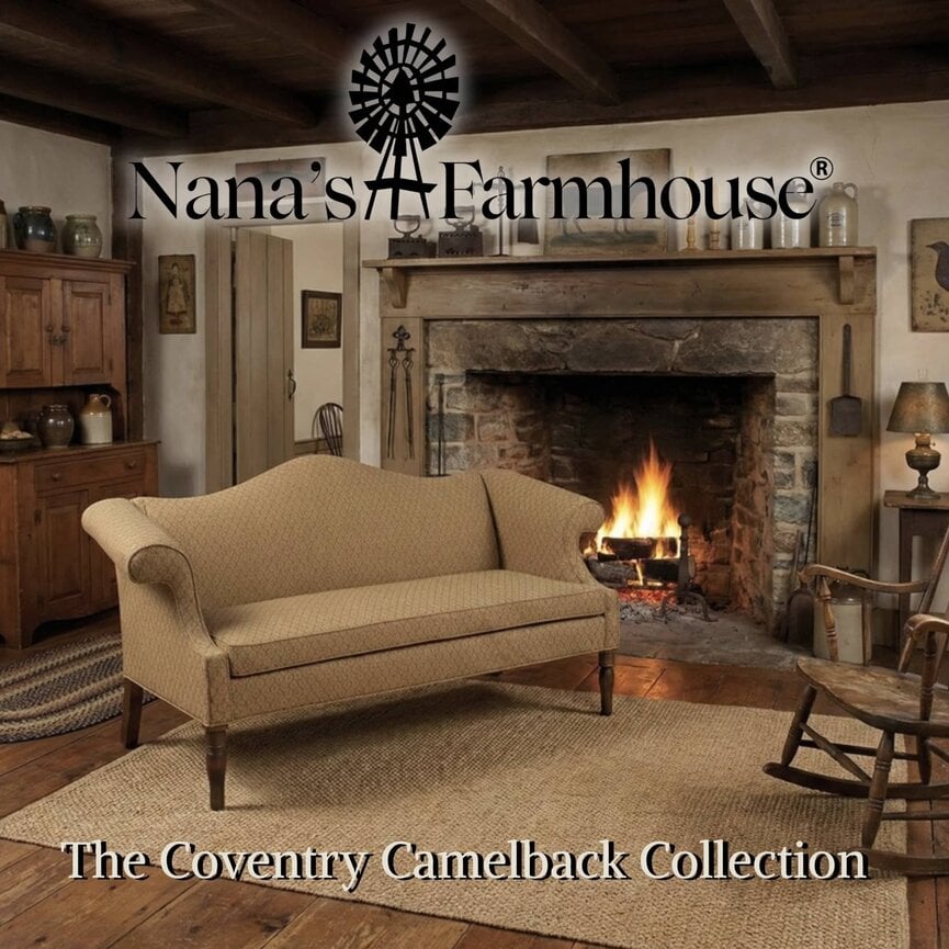Camelback Formal Sofa 83" | American Primitive Collection