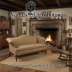 Camelback Formal Sofa 72" | American Primitive Collection