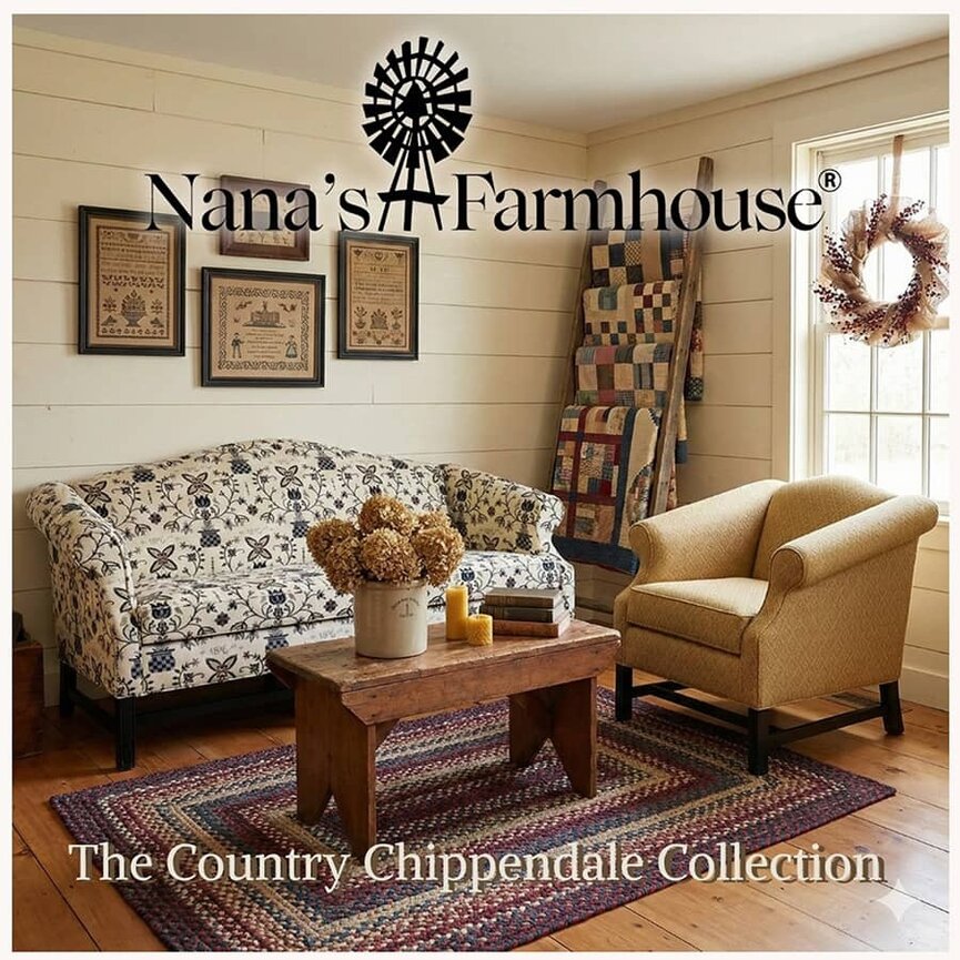 Country Chippendale Sofa 83" | American Country Collection
