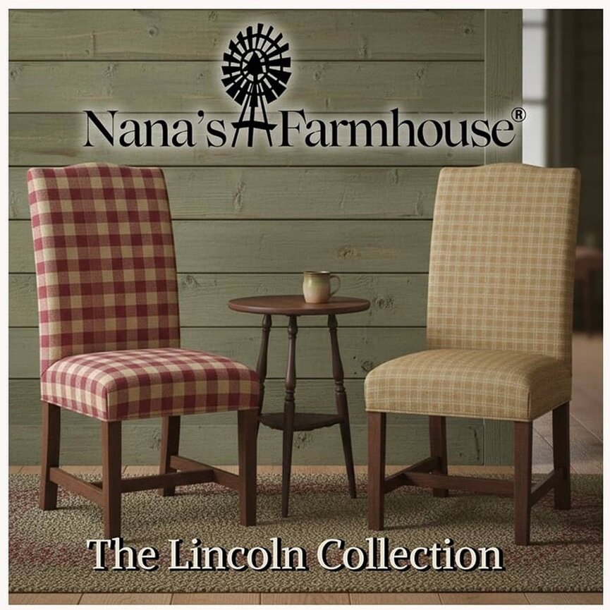 Lincoln Dining Chair Low Back Straight Top | American Country Collection
