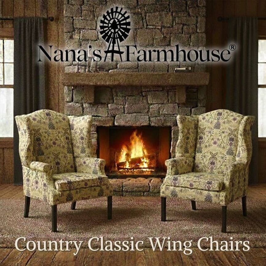 Country Classic Wing Chair | American Primitive Collection