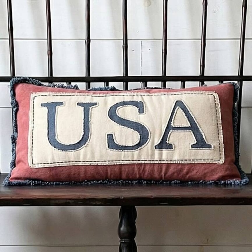 Stonewash USA Lumbar Pillow - 12" x 24"