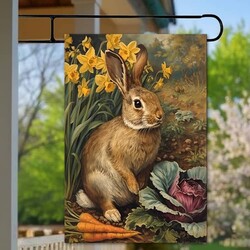 Garden Rabbit Yard Sign Double Sided - 28" x 40"