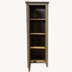 Primitive Cupboard with One Door & Keyhole - 60"