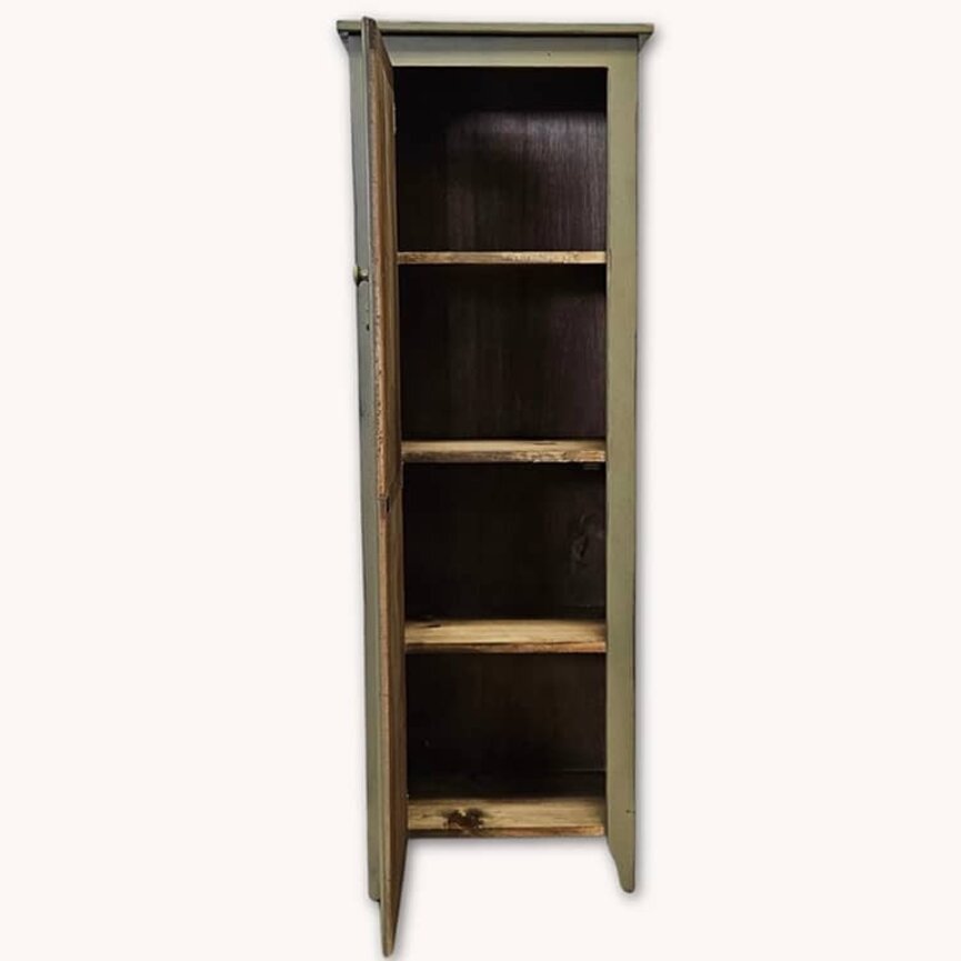 Primitive Cupboard with One Door & Keyhole - 60"
