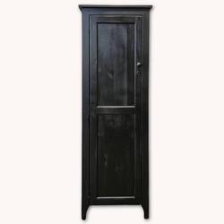 Primitive Cupboard with One Door & Keyhole - 60"