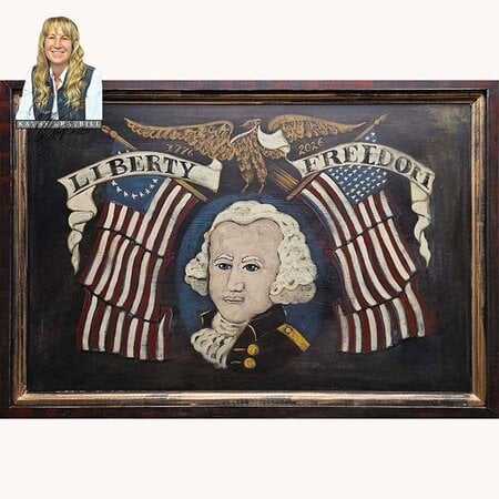 George Washington Hand Painted Original Artwork