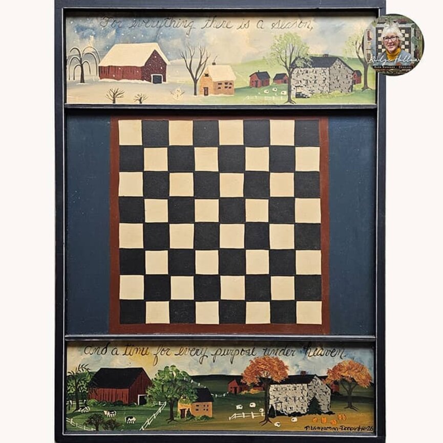 For Everything There Is A Season Checkerboard - 15" x 23"