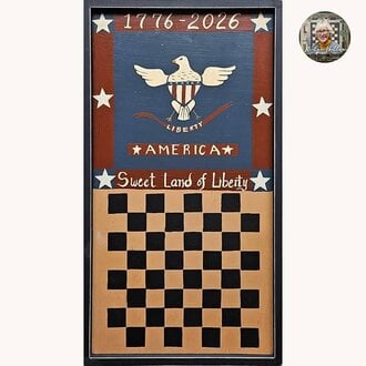 Sweet Land of Liberty Checkerboard