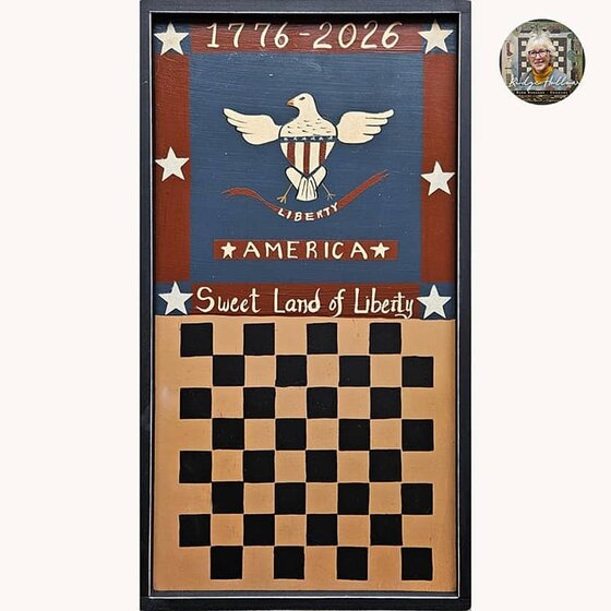 Sweet Land of Liberty Checkerboard