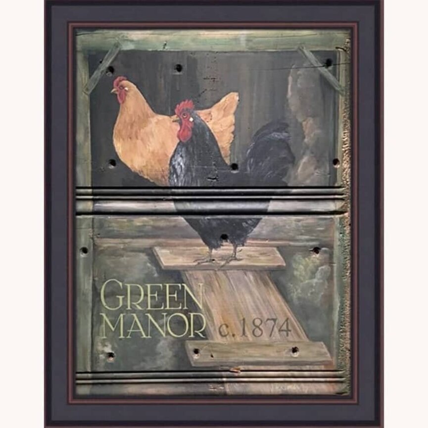 Green Manor Print by Terri Palmer - 18" x 24"