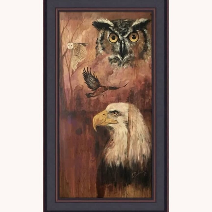 Raptors Print by Terri Palmer - 12" x 24"