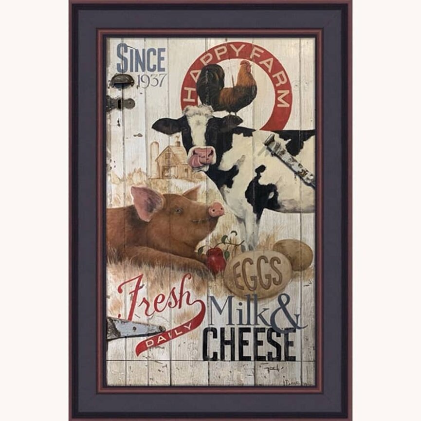 Happy Farm Print by Terri Palmer - 12" x 20"