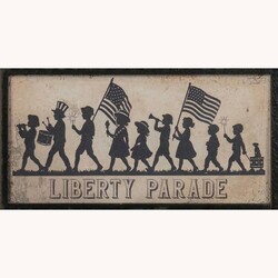 Liberty Parade Silhouette Sign - 28"