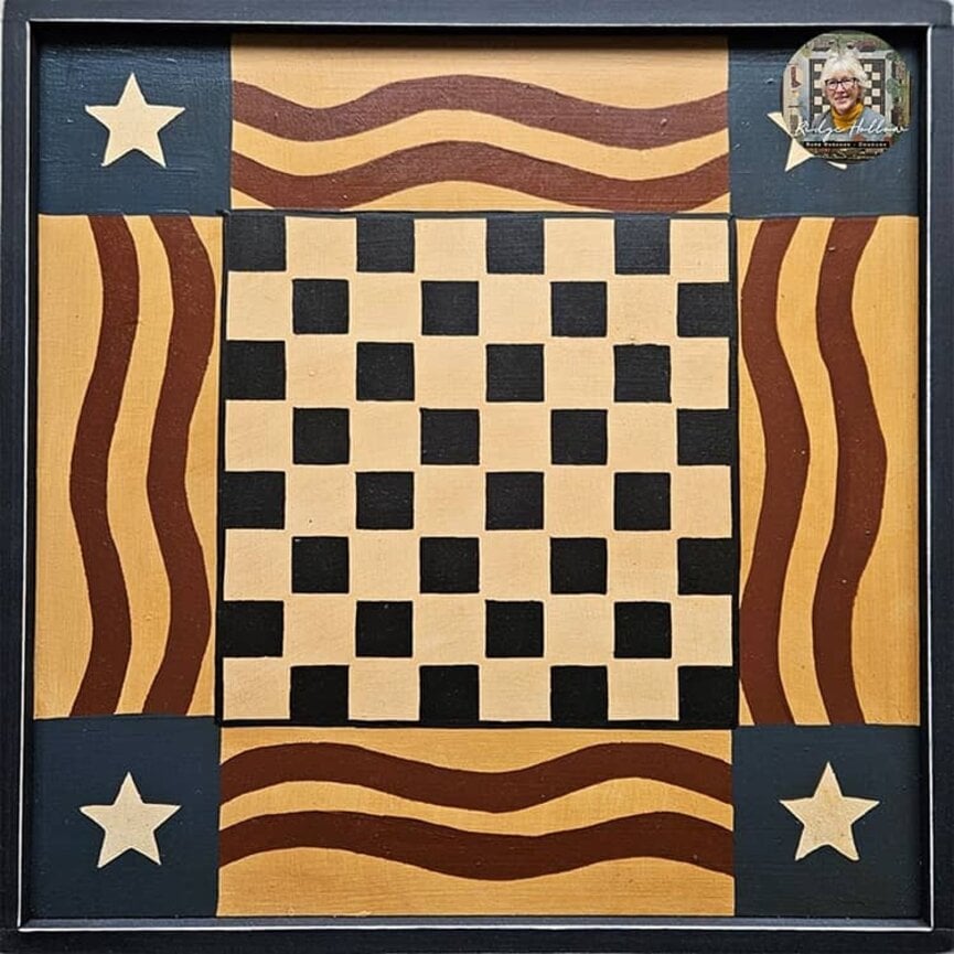 Stars & Stripes Checkerboard - 15"