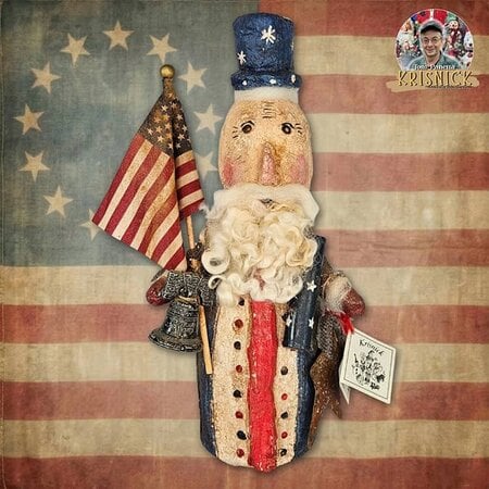 Uncle Sam with Liberty Bell