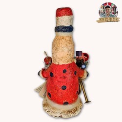 Krisnick Uncle Sam with Firecracker & Horn - 11"
