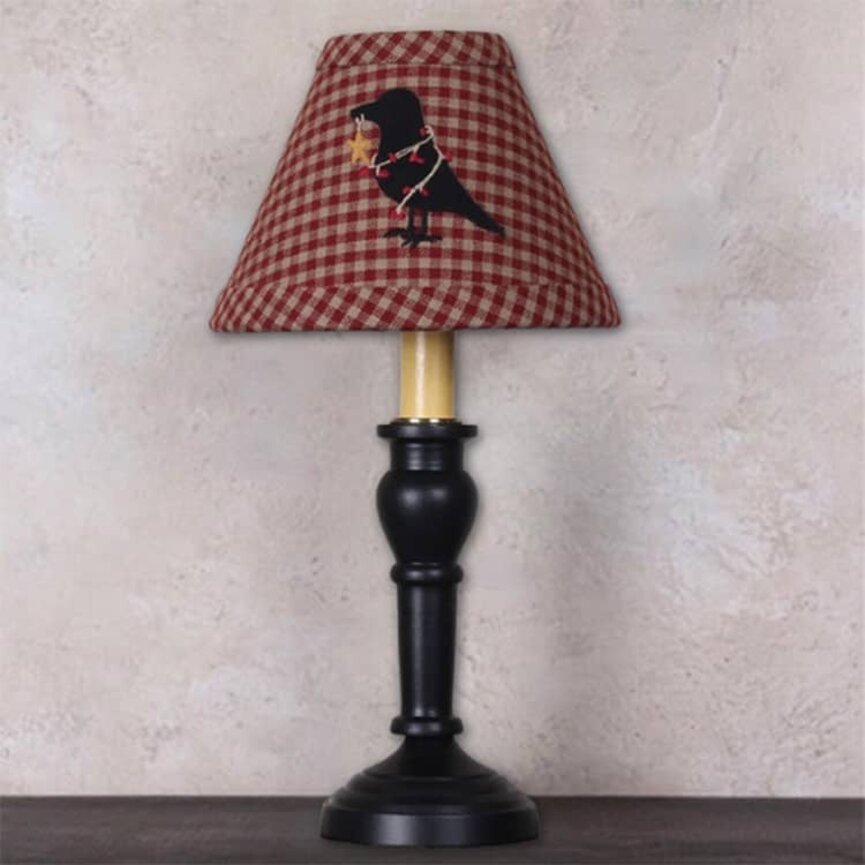 Crow & Berries Clip Lampshade - 6"
