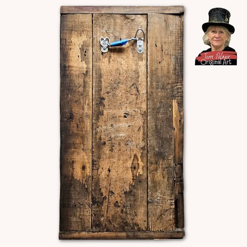 Terri Palmer Hand Painted American Crow Pub - 11.5" x 21.5"