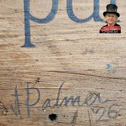 Terri Palmer Hand Painted Thomas Jefferson Life, Liberty & Pursuit of Happiness - 23" x 9.5"