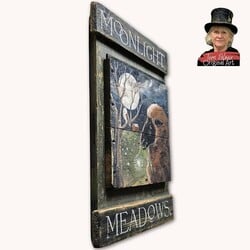 Terri Palmer Hand Painted Moonlight Meadow - 11" x 16"