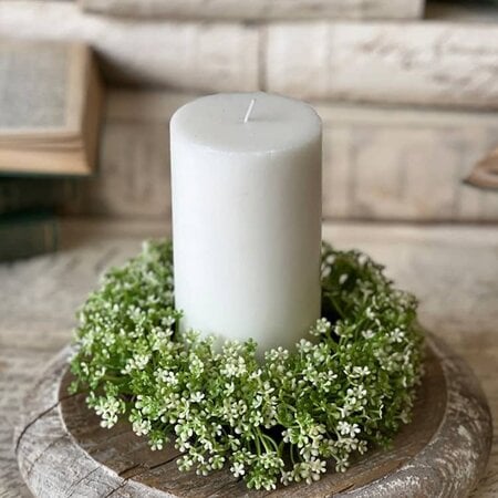 Elfin Blooms Candle Ring - 7" Dia
