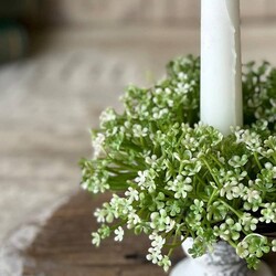 Elfin Blooms Candle Ring - 5.5" Dia