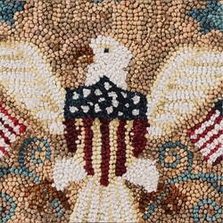 Sweet Land of Liberty Hooked Chair Pad - 14.5"