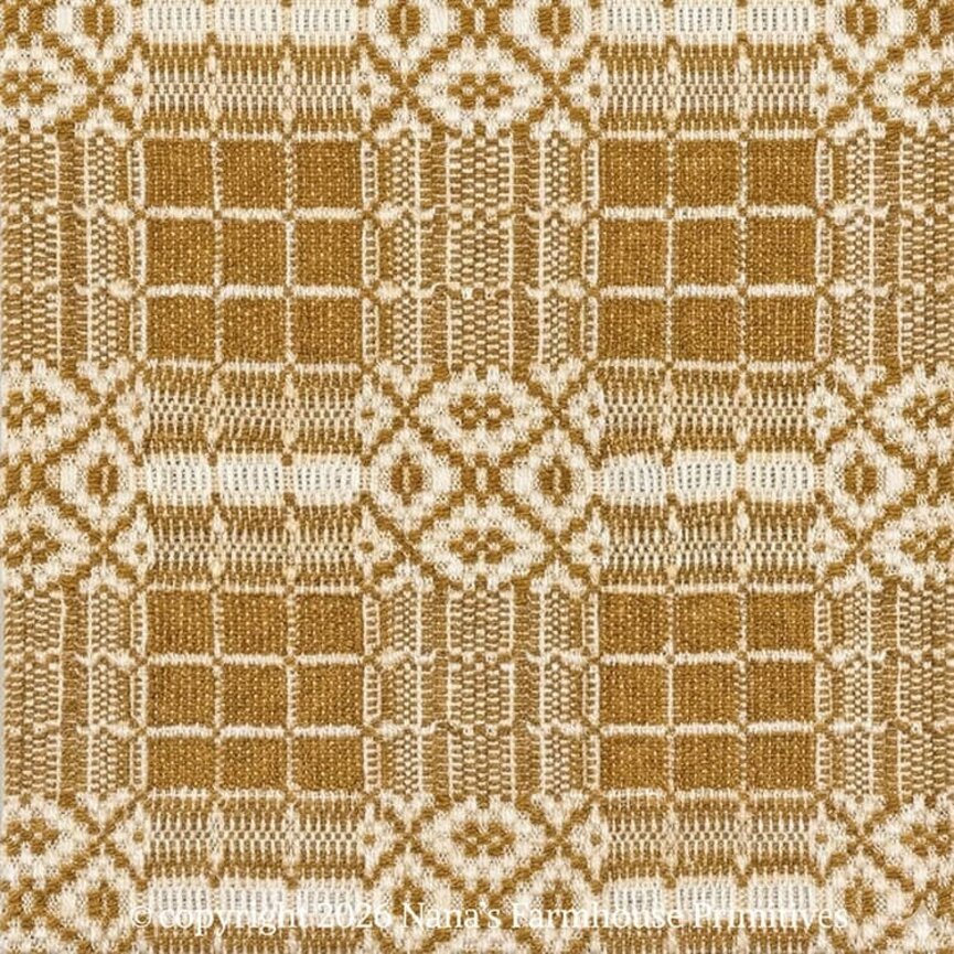 Normandy Mustard Cream Table Square - 34"