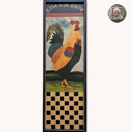 Rise and Shine Rooster Checkerboard