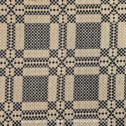 Jamestown Twill Table Runner Black - Various Sizes