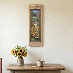 Terri Palmer Hand Painted Sunny Daze Farm - 5.5" x 18"