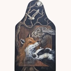 Terri Palmer Hand Painted Forest Buds - 11" x 19"