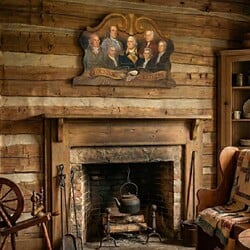 Terri Palmer Hand Painted Founding Fathers Original Artwork - 31" x 23"