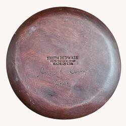 Smith Redware We The People Round Plate - 9"
