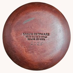 Smith Redware God Shed His Grace with Flower Pot Round Plate - 6.5"